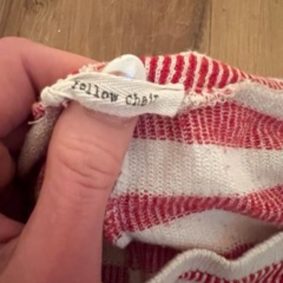 Red and White Stripped Sweater - Picture 2 of 2